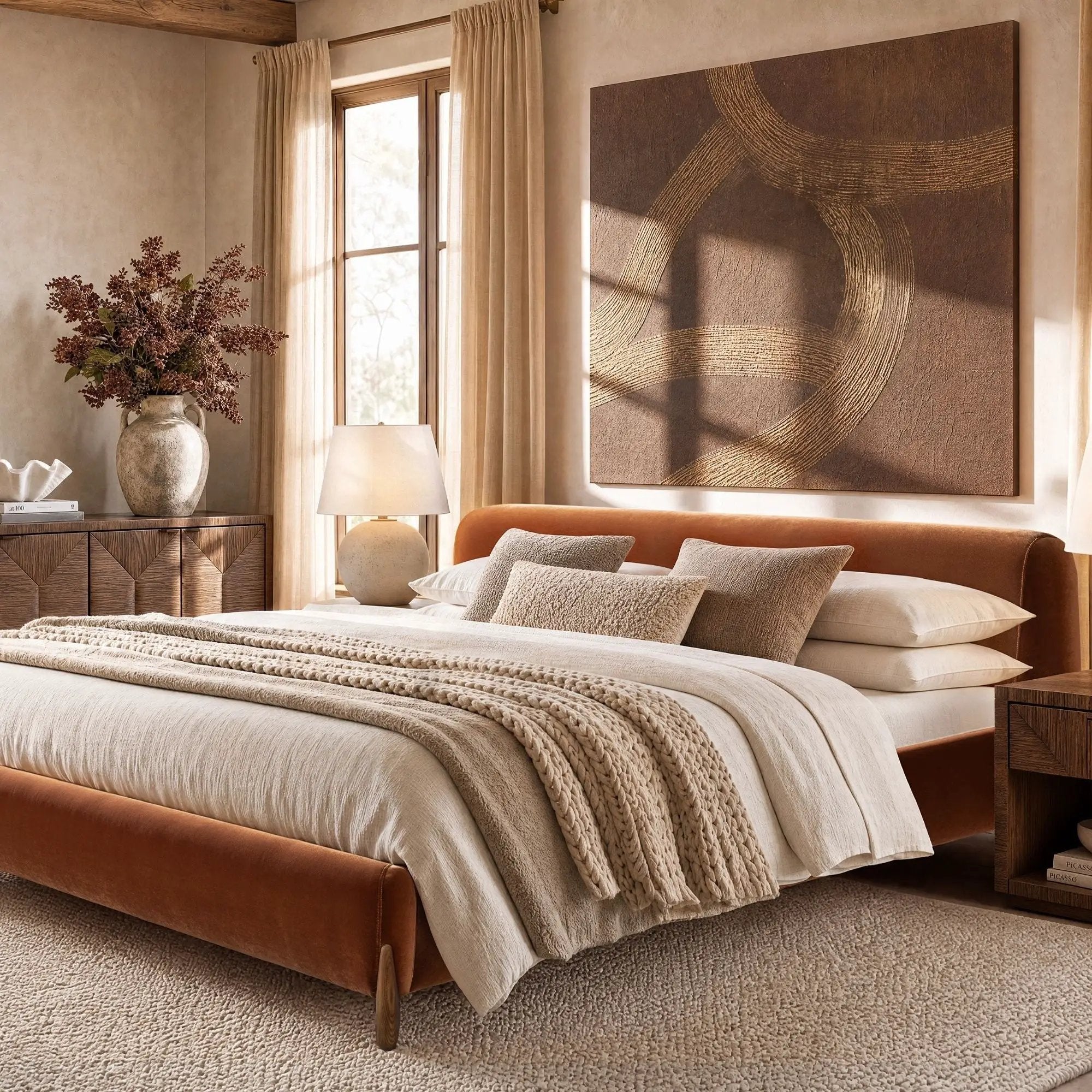 Alpine - Puffy Modern Platform Bed by Unique Piece Furniture