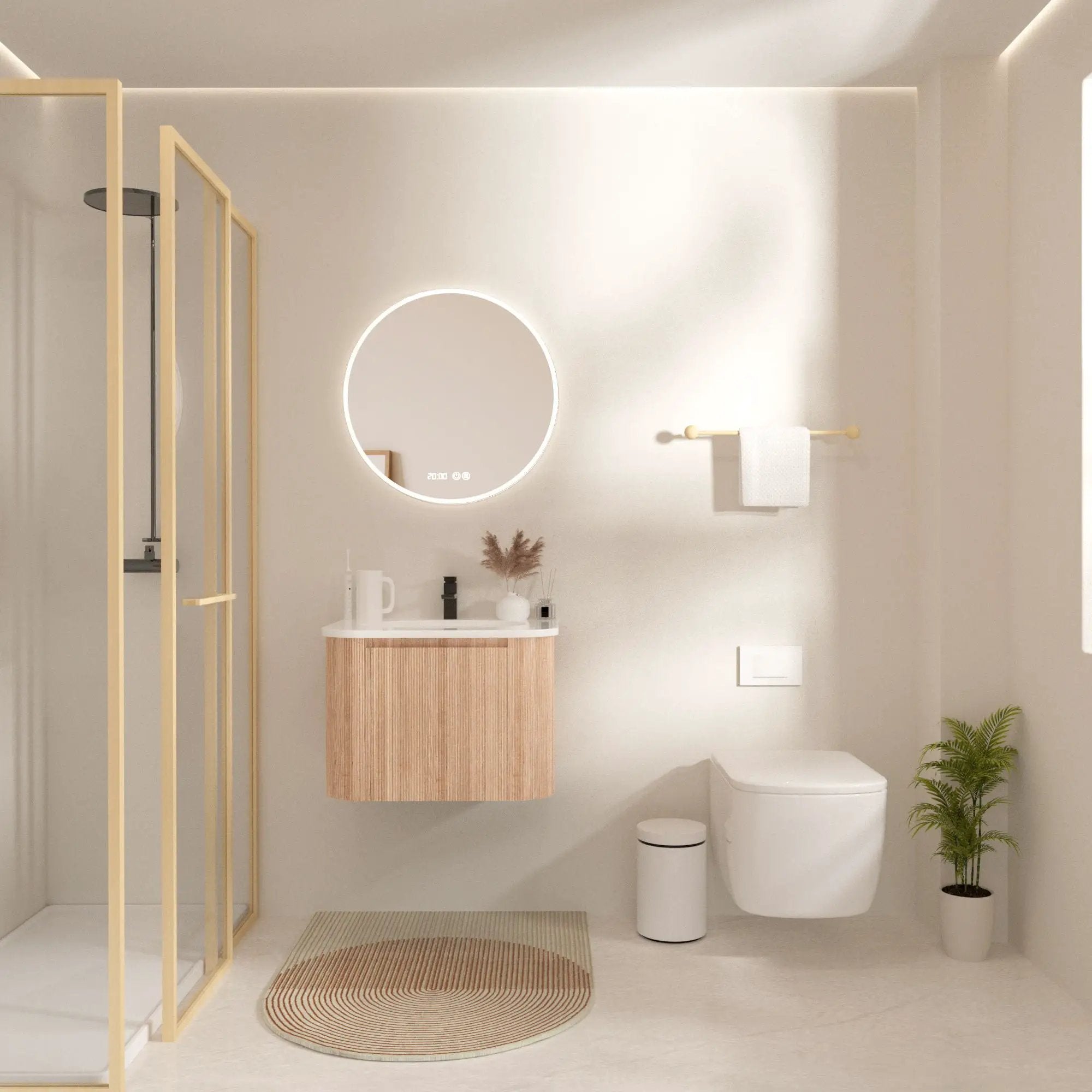 Wall Mounted Bathroom Vanity With Sink
