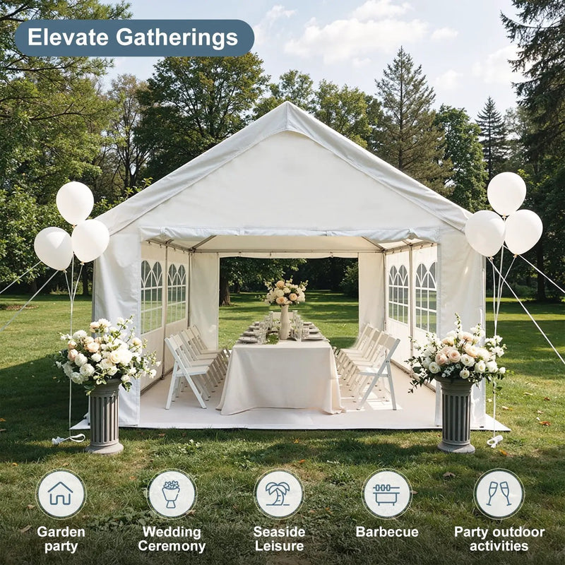 10'x20' Carport Car Canopy Party Tent Outdoor Gazebo by HouseOfZazla
