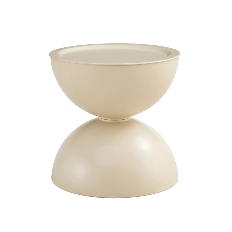 Set of 2 Milk White Coffee Table and End Table With Storage. by BLAKHOM