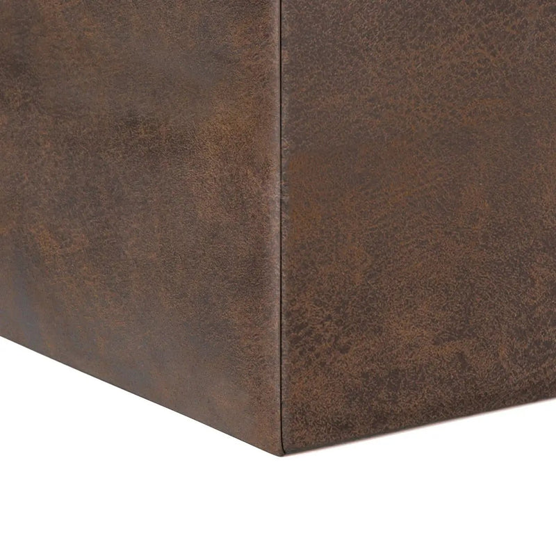 Rockwood - Upholstered Cube Storage Ottoman With Tray by HouseOfZazla