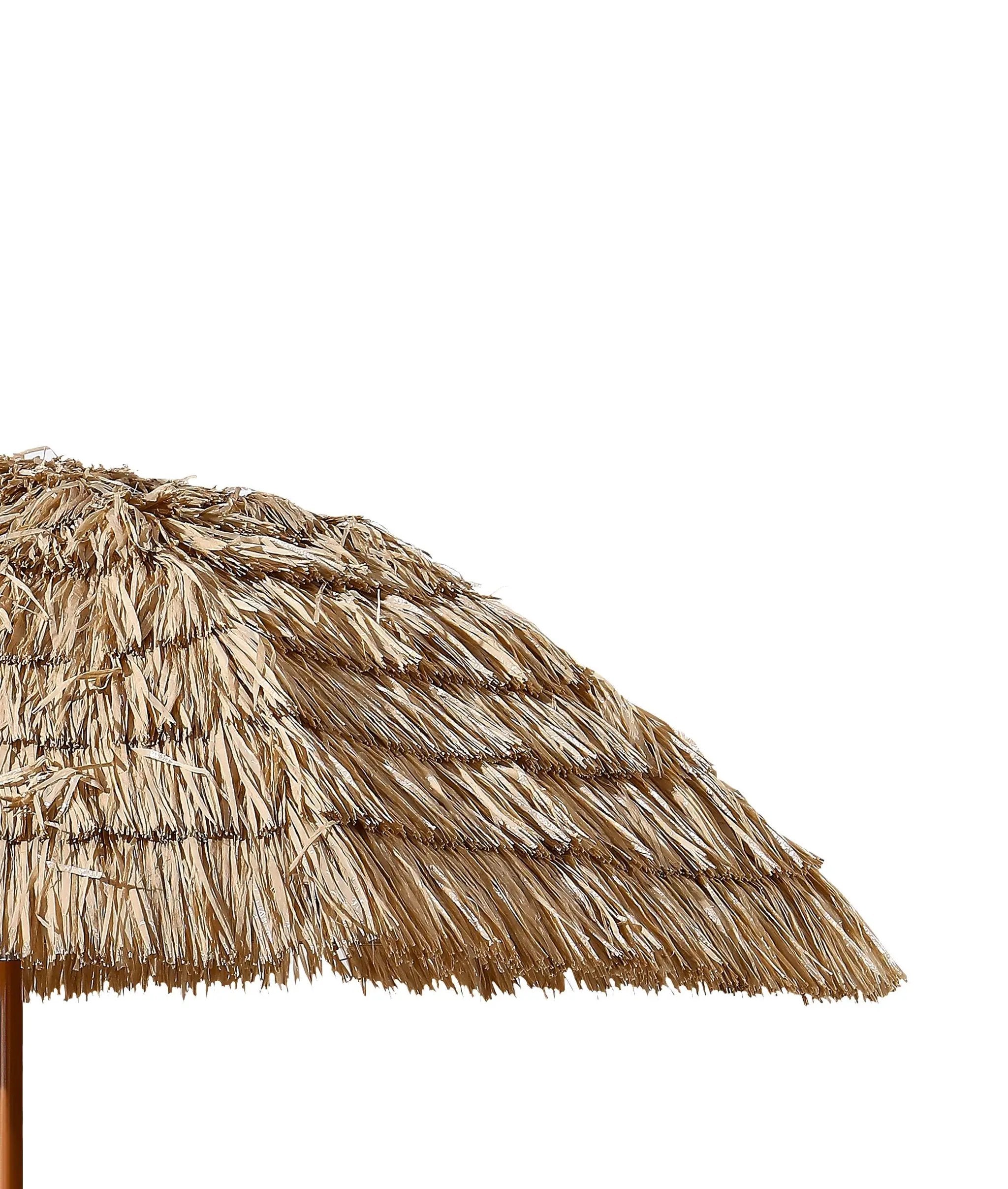 8' Thatched Patio Tiki Umbrella Tropical Palapa by HouseOfZazla