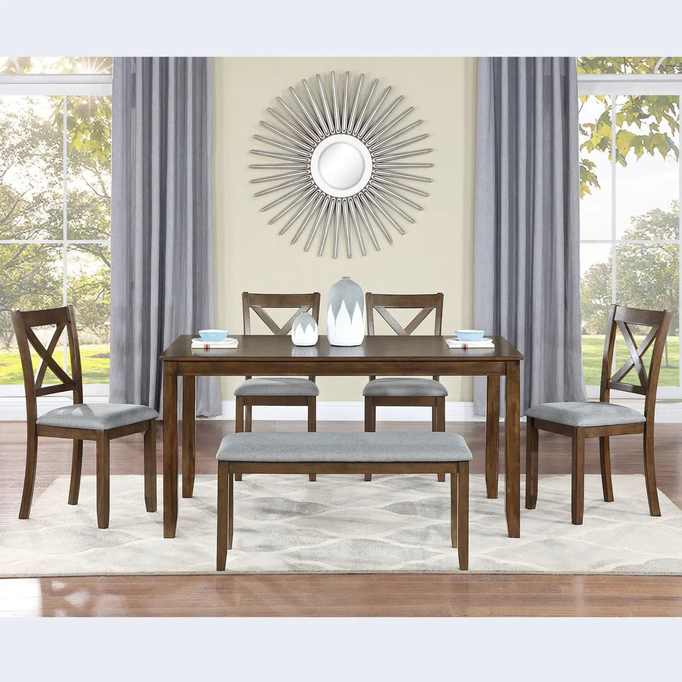 Kitchen Dining Set, Rectangular Dining Table by Unique Piece Furniture