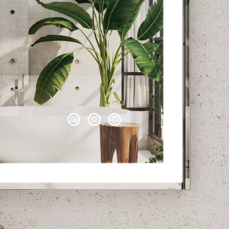 48x36 inch LED Bathroom Vanity Mirror by HouseOfZazla
