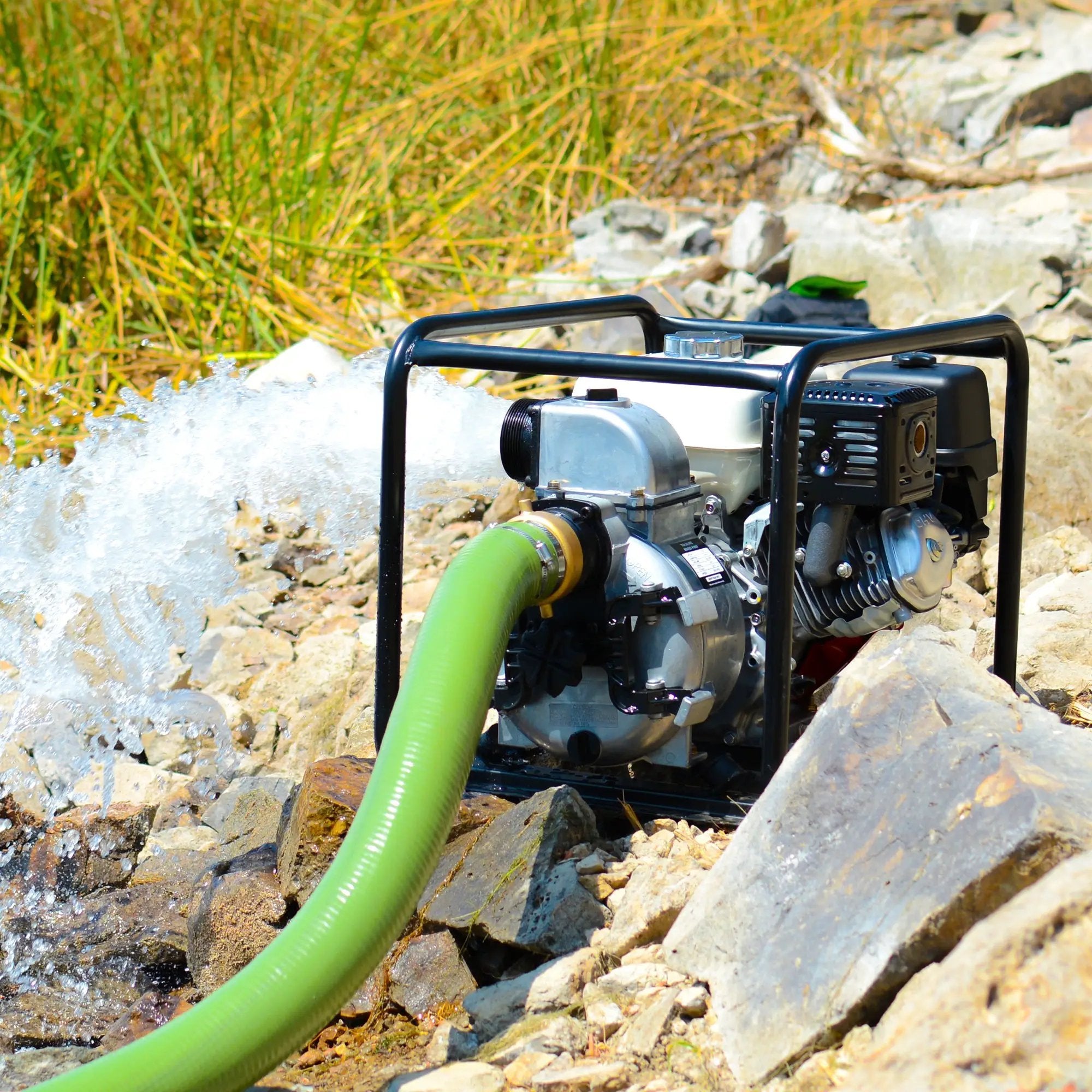 2 Inch Trash Water Pump 164 GPM 3.5HP GX120 powered by Honda Portable Utility by Tomahawk Power