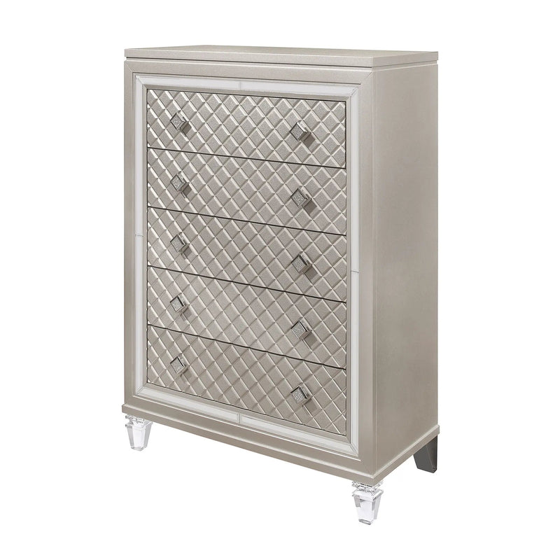 Cross - Glam Chest - Champagne by Unique Piece Furniture