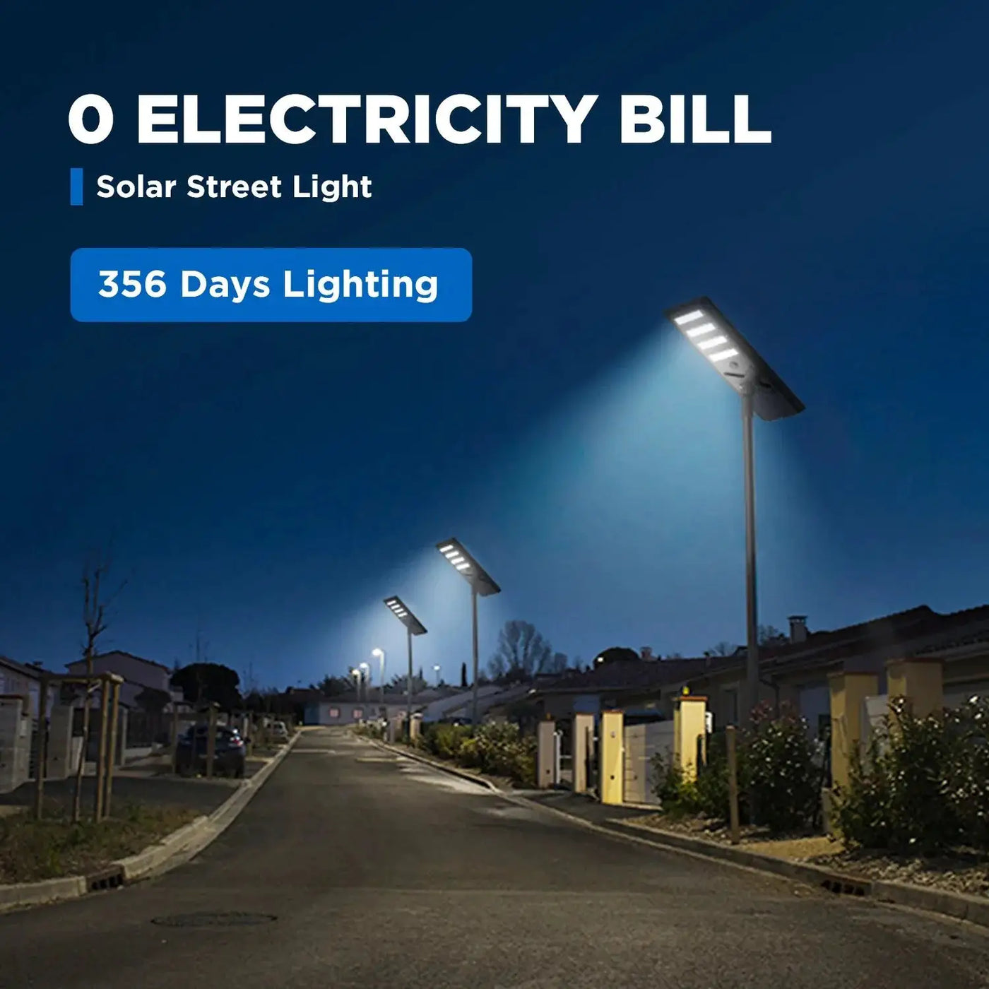 8500W Commercial Solar Power LED Parking Lot / Street/ Arena Light 160000 Lumen - (Black) by Outdoor Solar Outlet