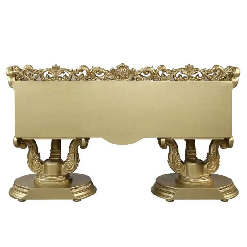 Bernadette - Vanity Desk - Gold by Unique Piece Furniture