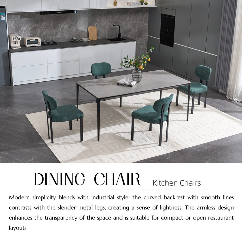 Dining Armless Chairs (Set of 2) by HouseOfZazla