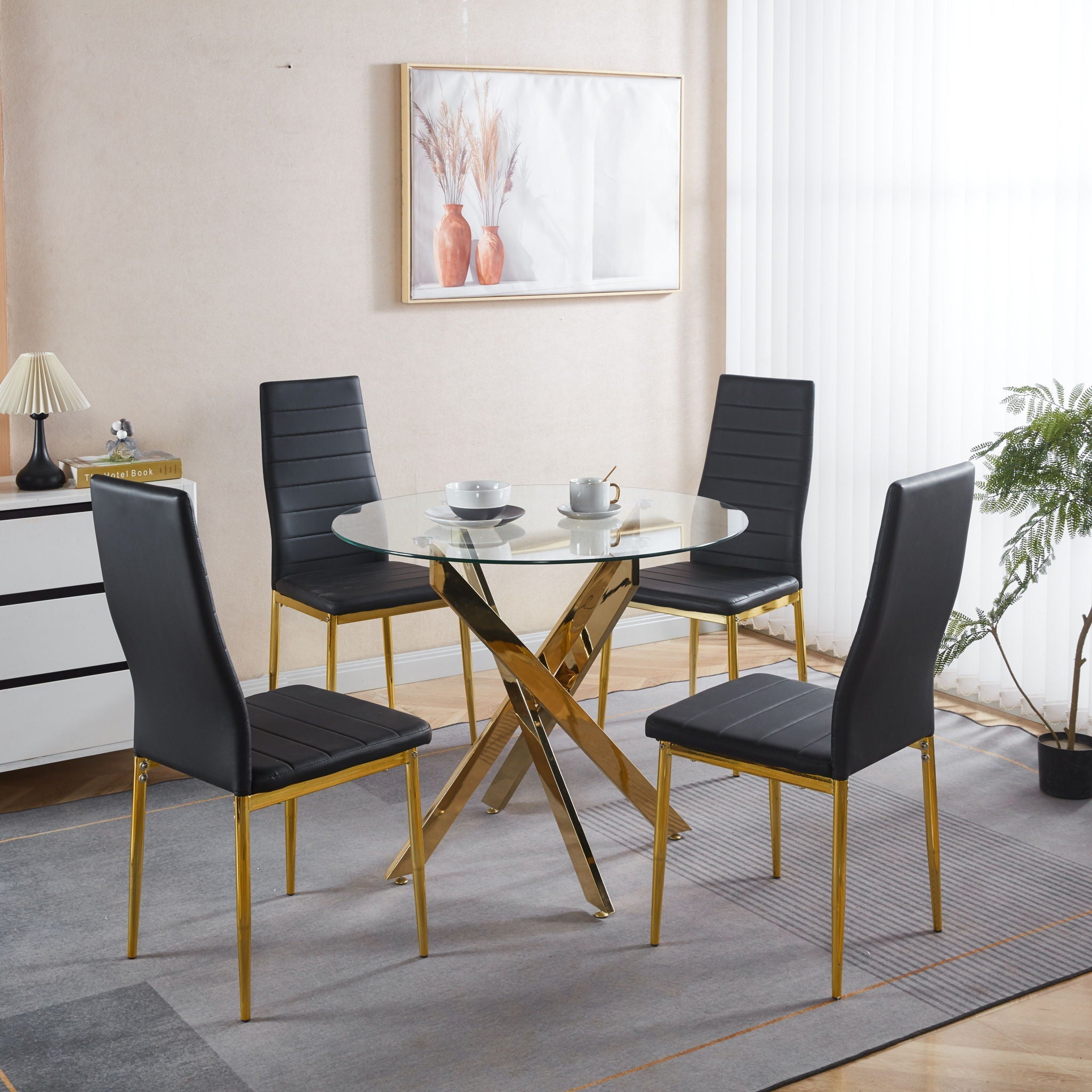 Elegant Legs Dining Chair (Set of 4) by Unique Piece Furniture