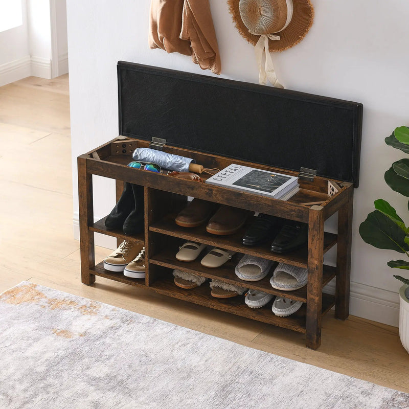 Height-Adjustable Shoe-Changing Bench by HouseOfZazla