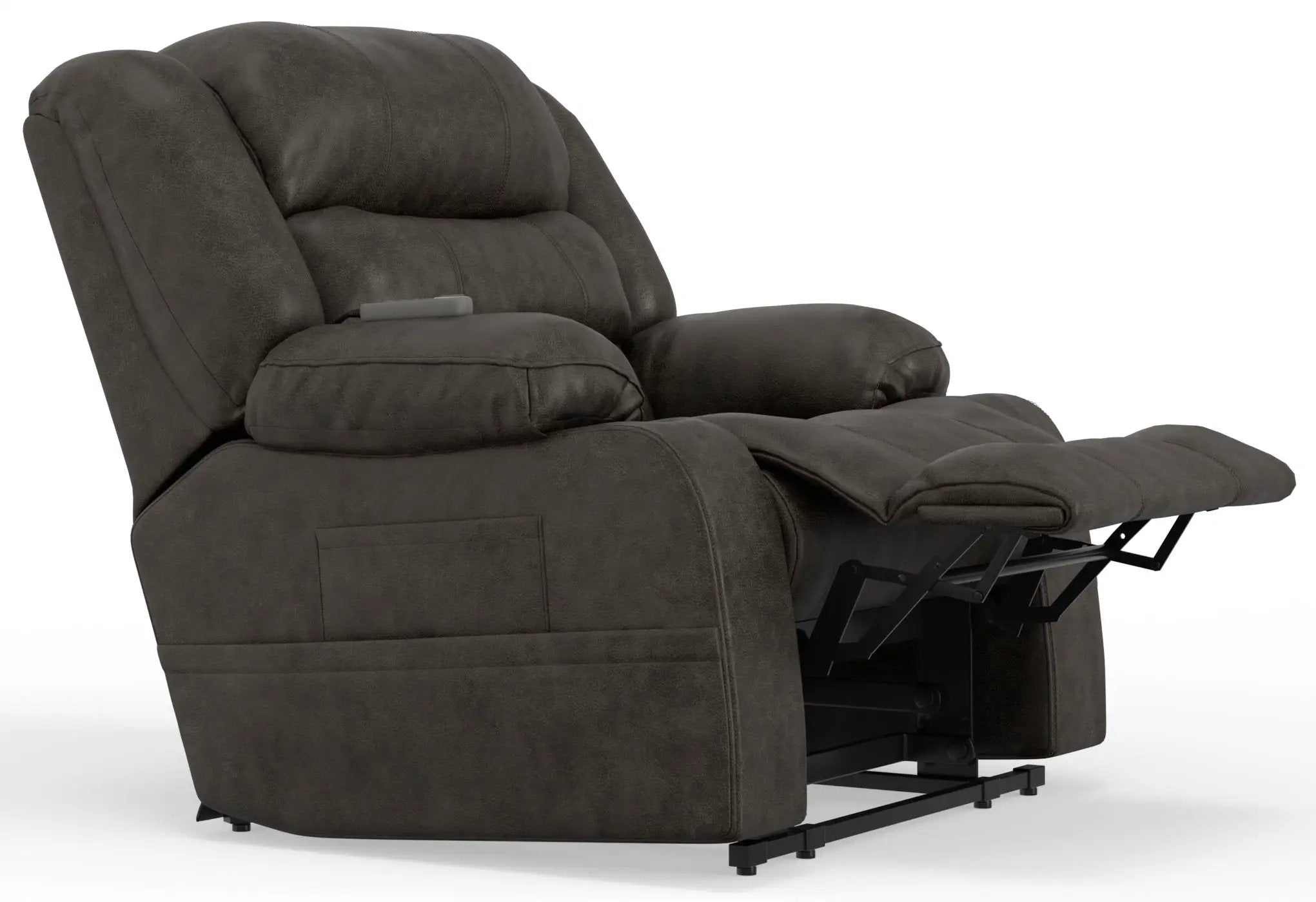 Tucker - Power Lift Recliner With Heat & Massage - Steel by Unique Piece Furniture