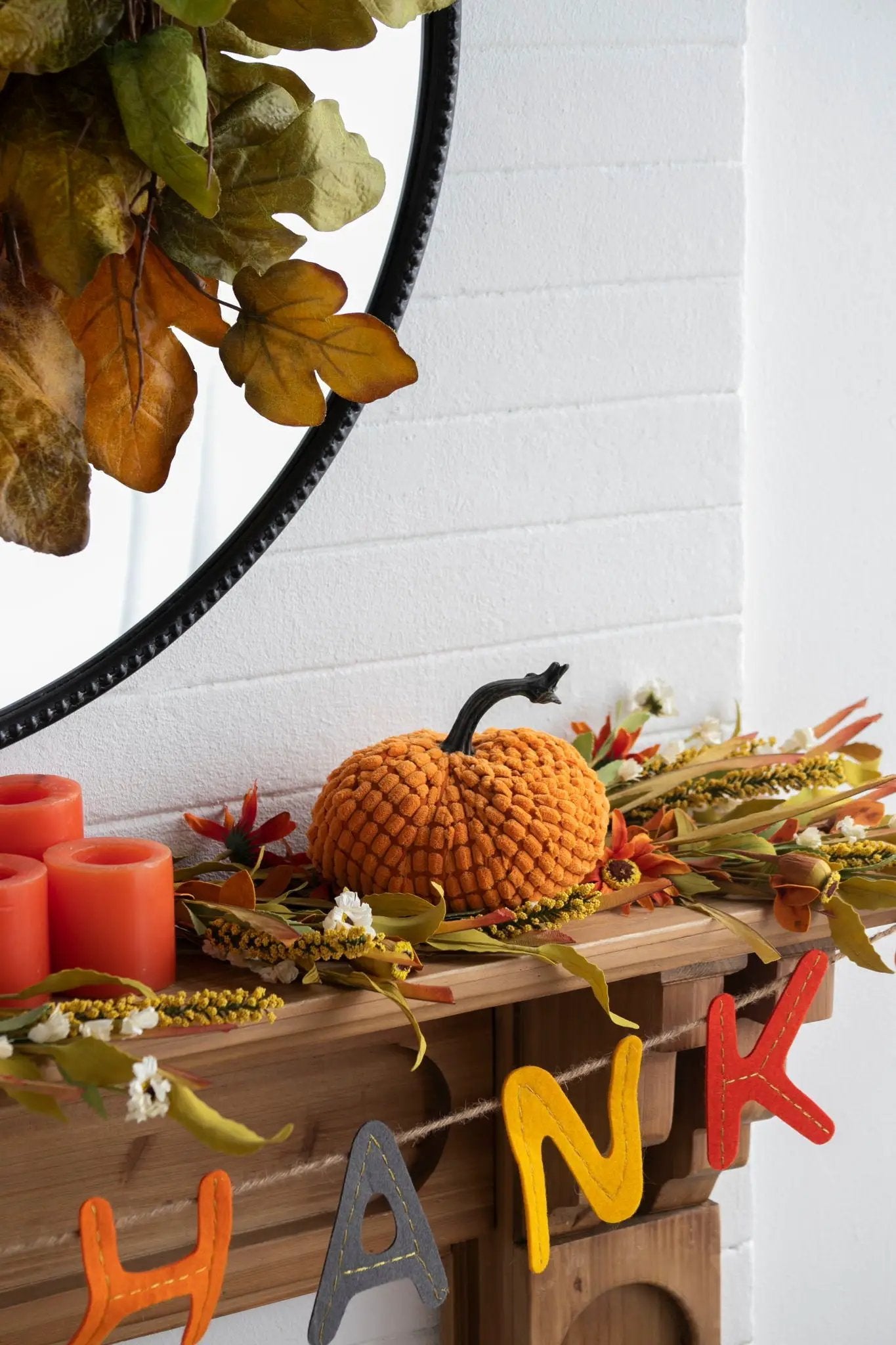 Weighted Pumpkin Ornament Decor For Holiday Harvest Festival Fall Festival & Thanksgiving by HouseOfZazla