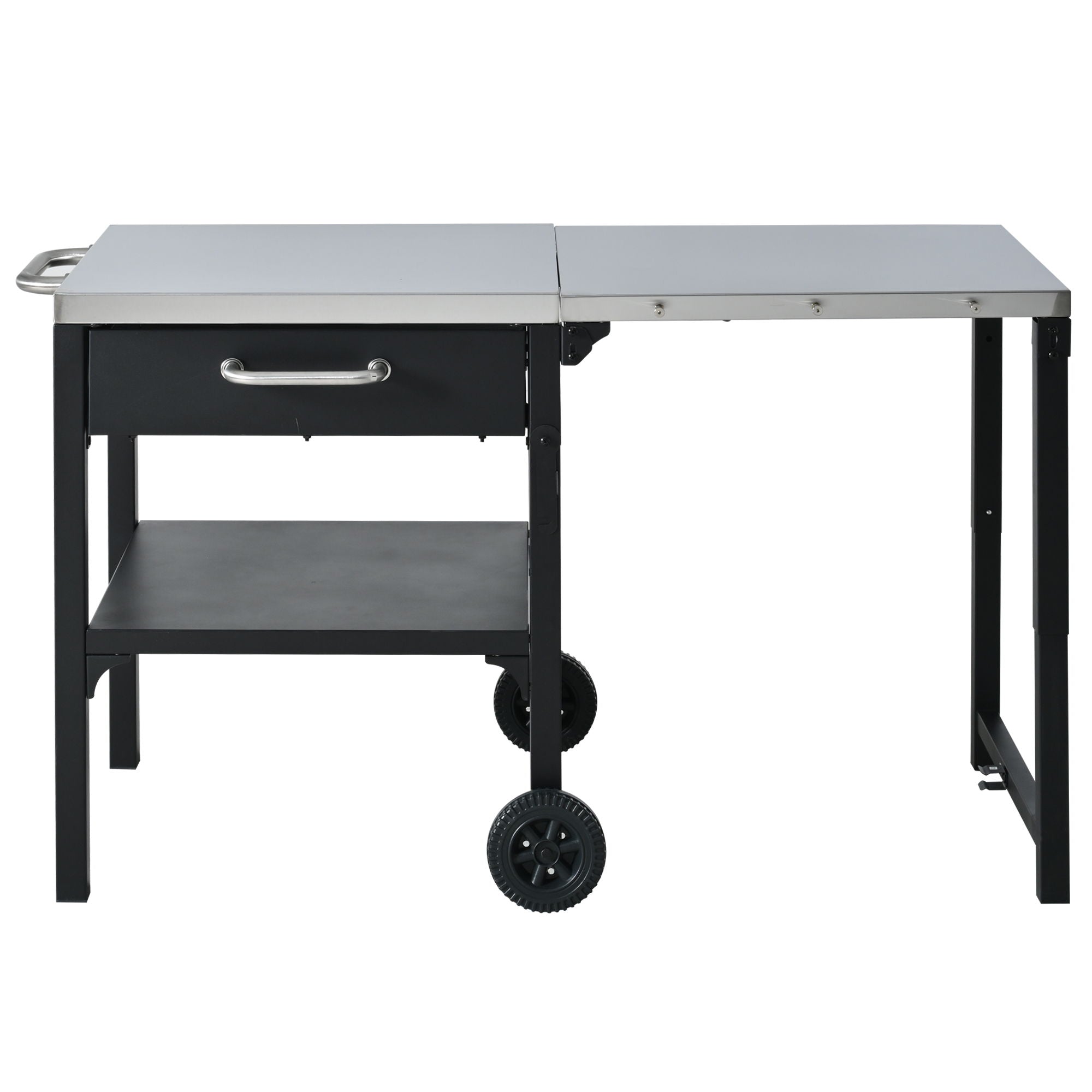 Foldable Outdoor Kitchen Cart With Storage For Patio by HouseOfZazla