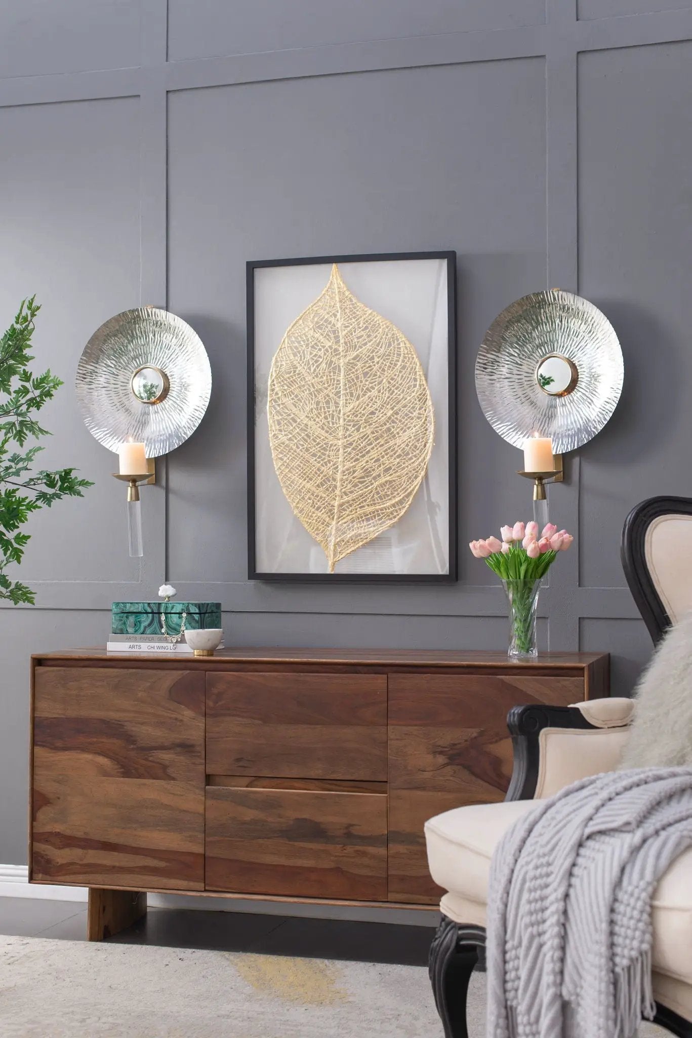 Maria - Wall Sconce - Gold by Unique Piece Furniture