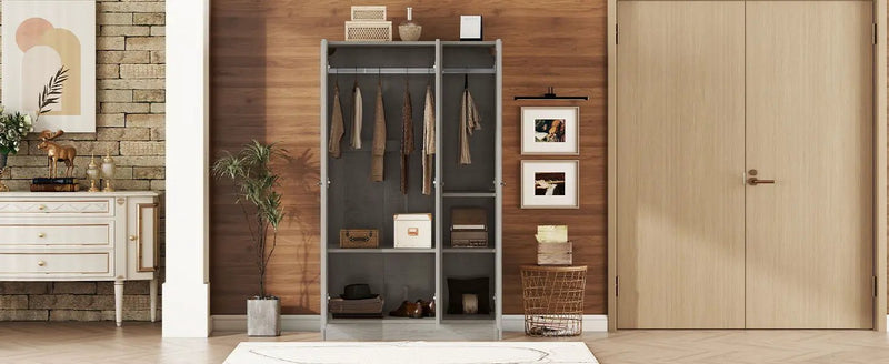 3 Door Shutter Wardrobe With Shelves by HouseOfZazla