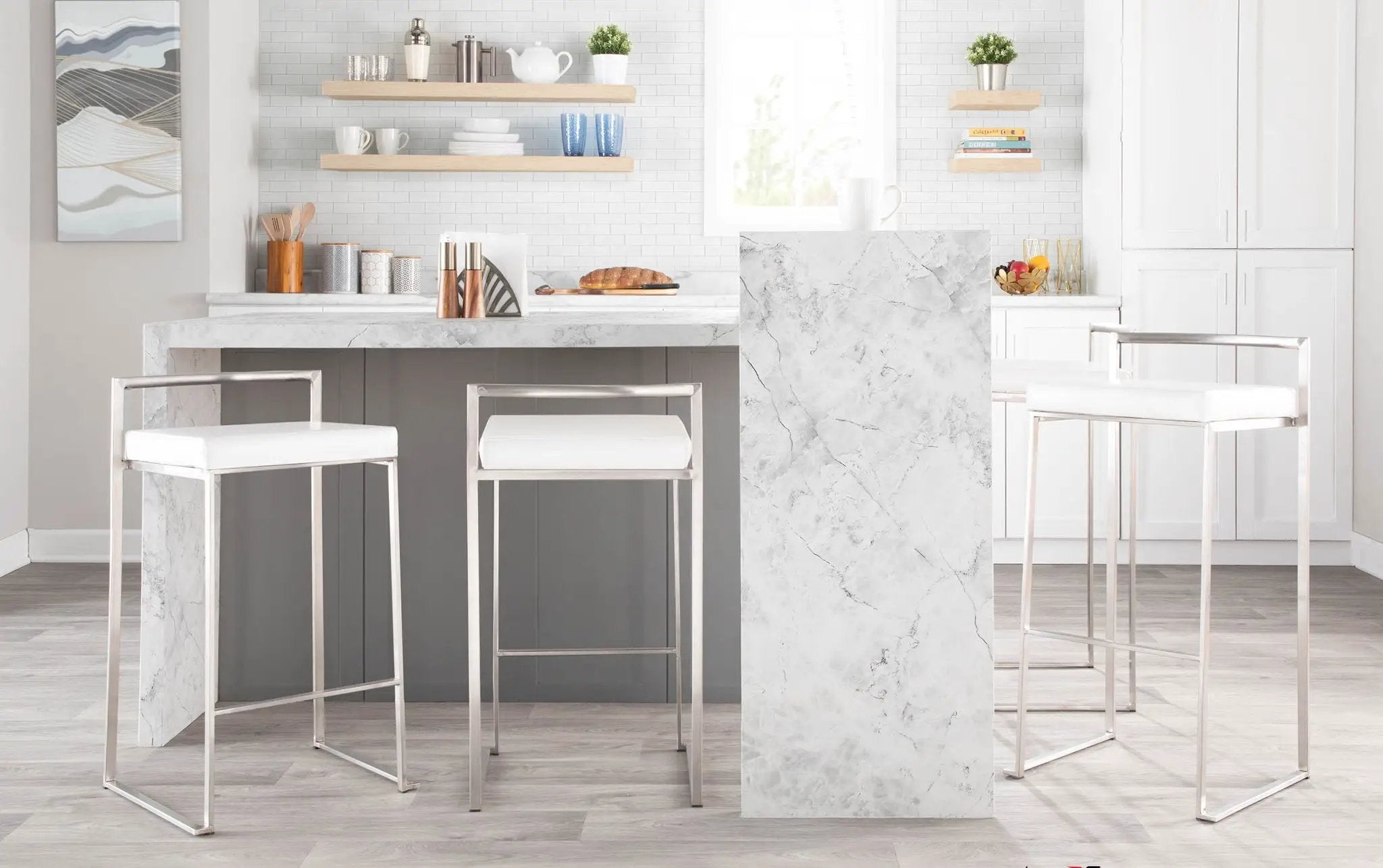 Fuji - Contemporary Stackable Design Barstool by Unique Piece Furniture