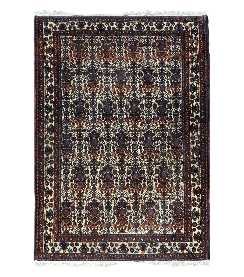 Persian Afshar Rug 3.6 x 5, Zili Sultan Pattern, Wool by Jewel Rugs