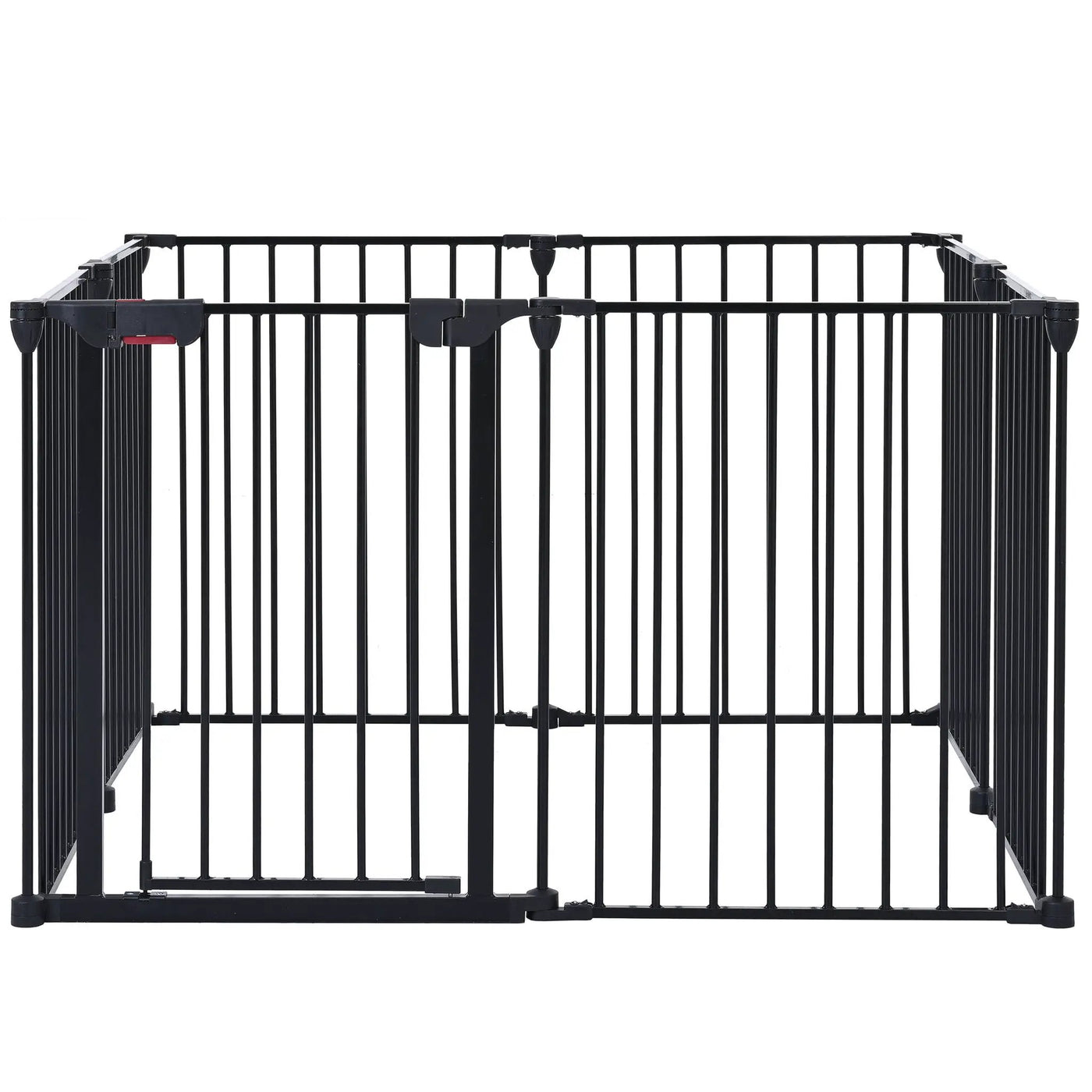 Adjustable Safety Gate Play Yard Metal Doorways Fireplace Fence Christmas Tree Fence Gate For House Stairs Gate Prohibited Area Fence by HouseOfZazla