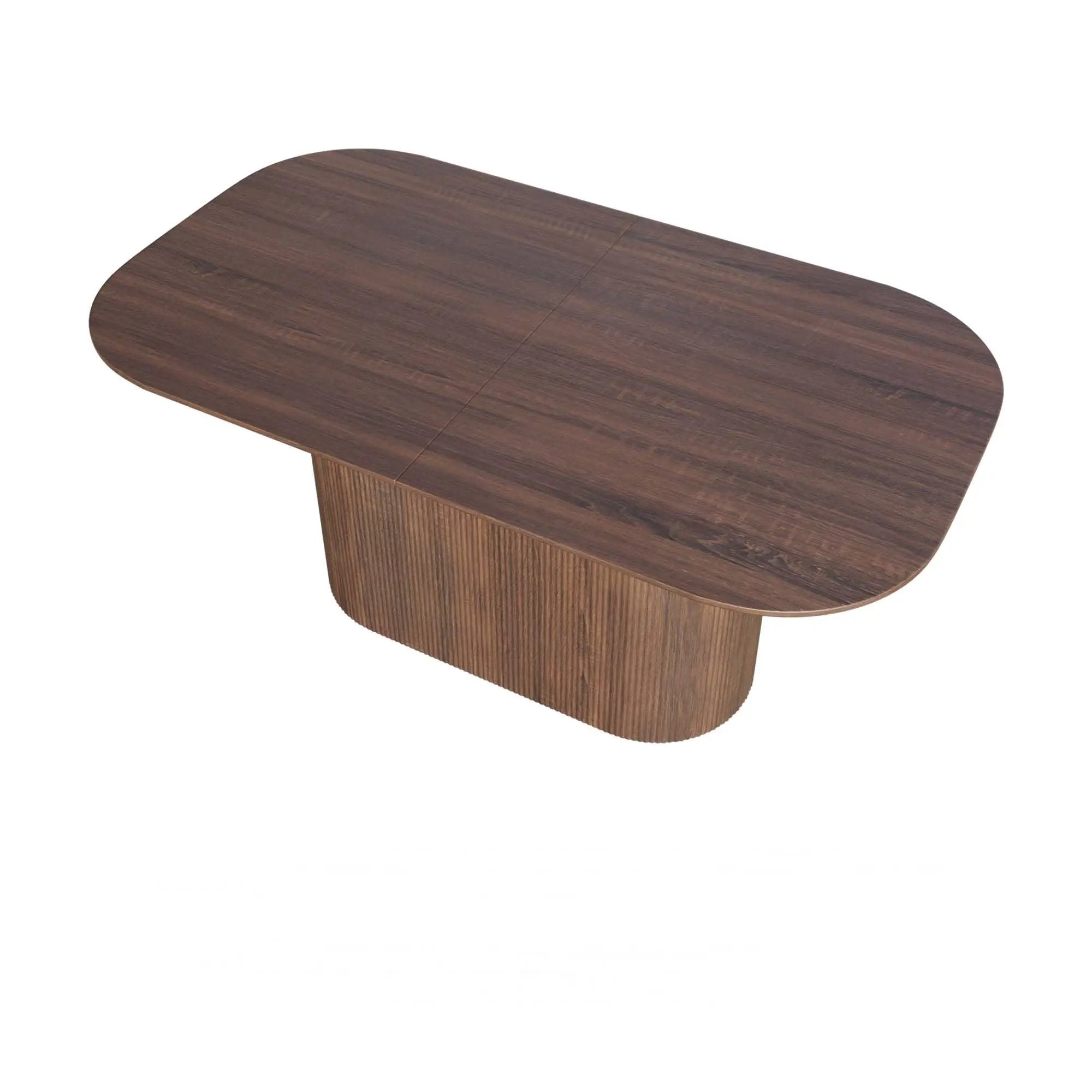 Modern Dining Table With Vertical Striped Legs by HouseOfZazla