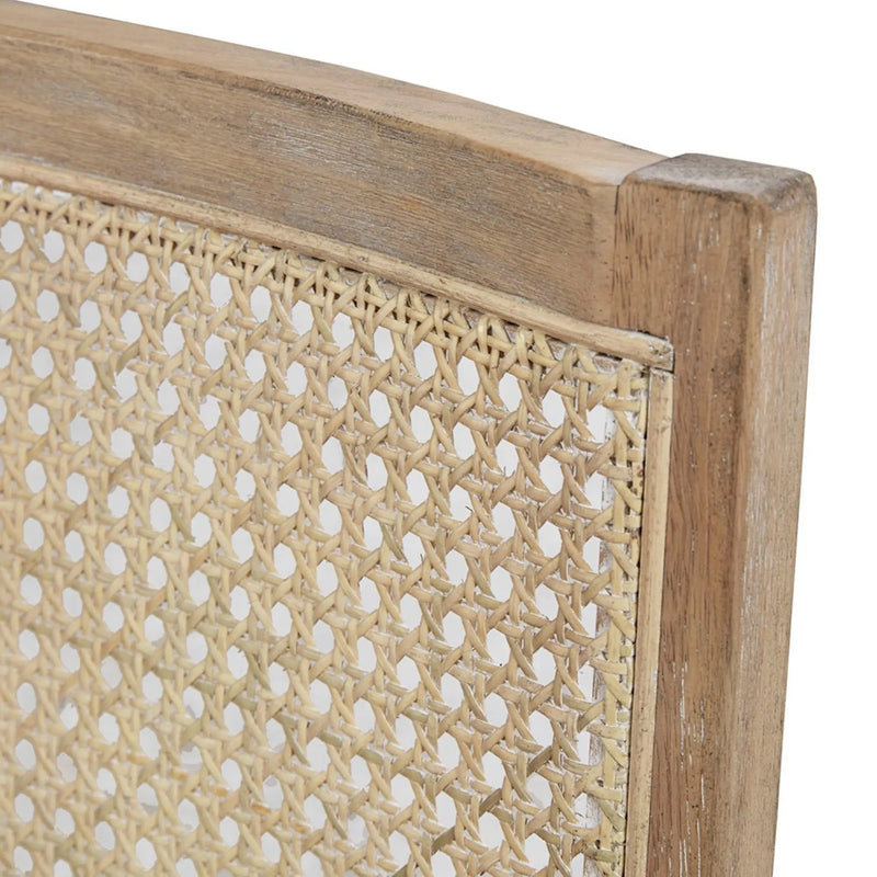 Cane Back Upholstered Accent Chair by HouseOfZazla