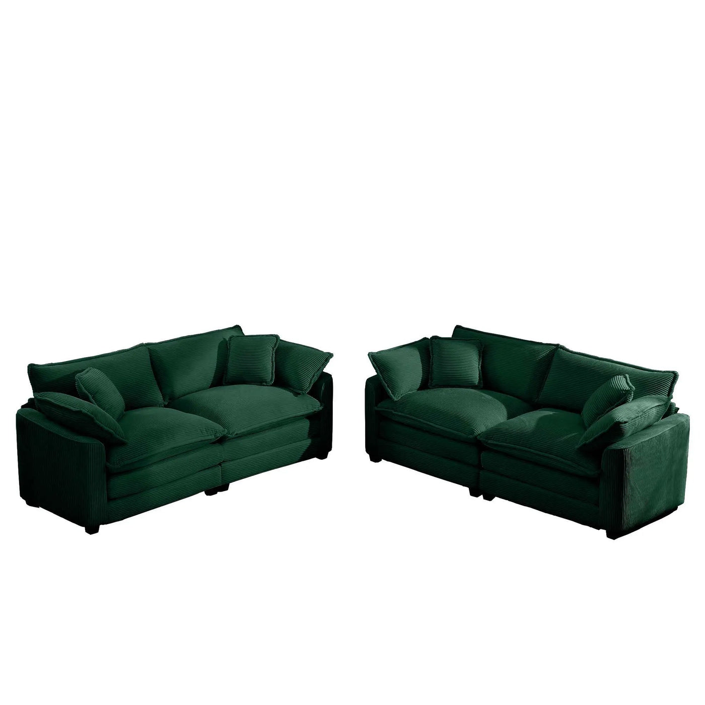 Elegant Oversized Sectional Sofa Set With Deep Seats And Flexible Layout by Unique Piece Furniture