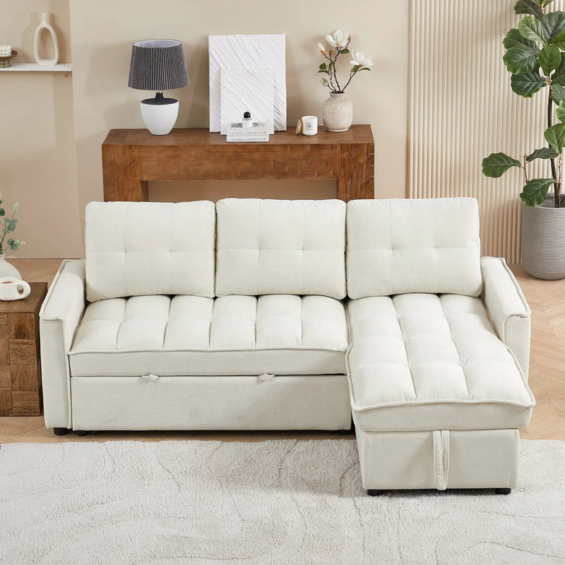 71.3" Reclining Sofa Bed with USB Ports by HouseOfZazla