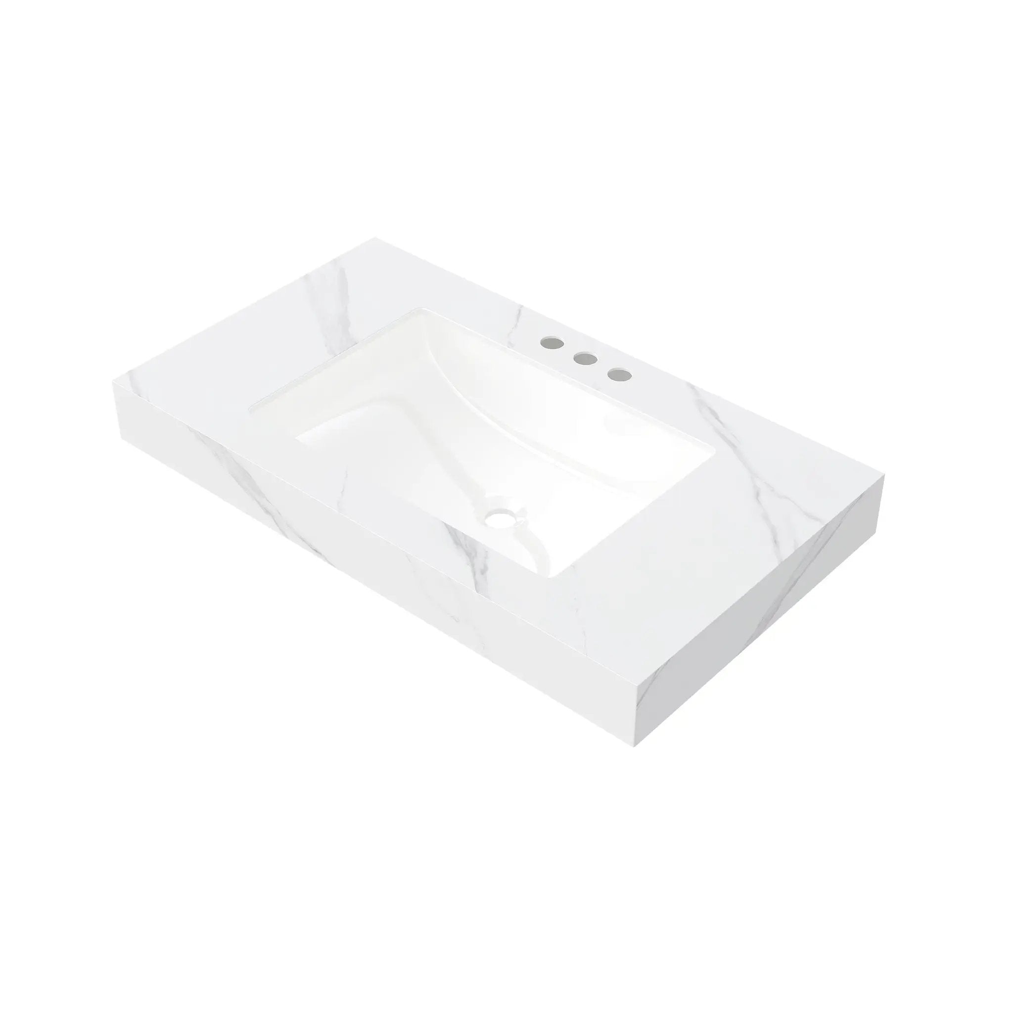 36" MURI Carrara Bathroom Vanity by HouseOfZazla