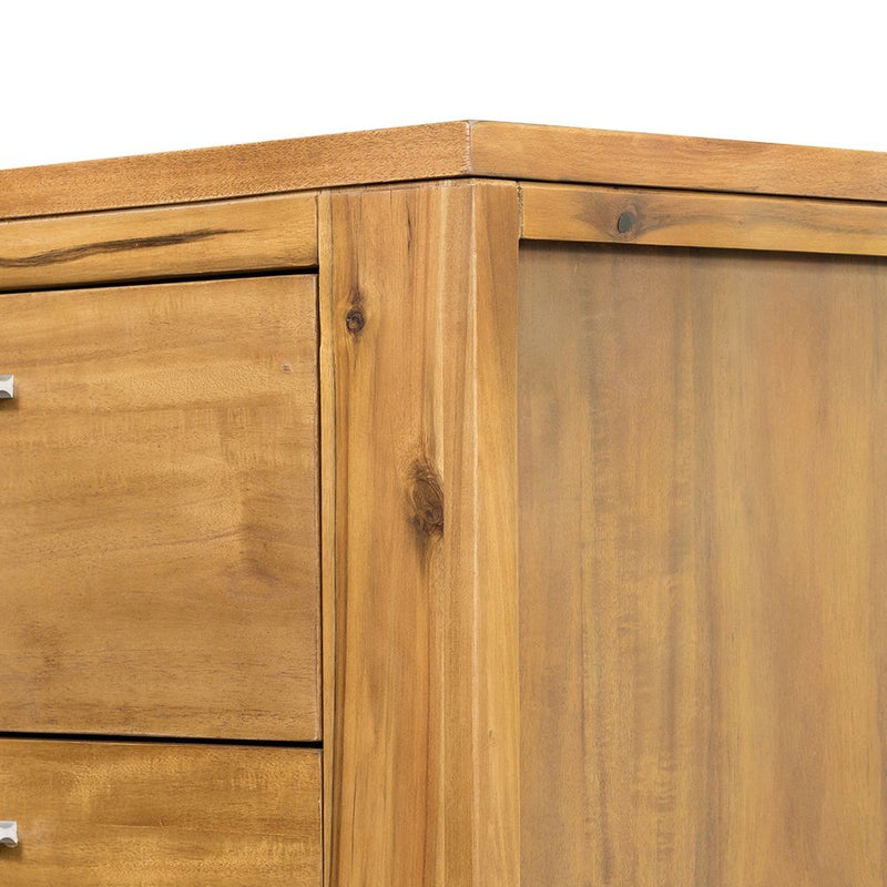 6 Drawer Dresser - Natural Wood / Brown by HouseOfZazla