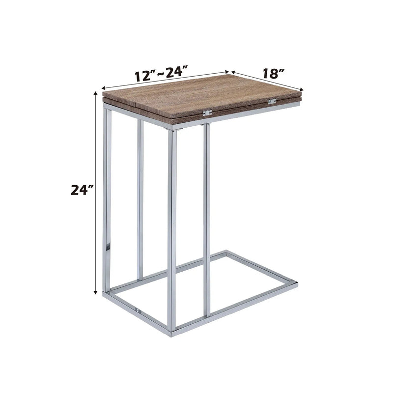 Danson - Weathered Accent Table - Oak by Unique Piece Furniture