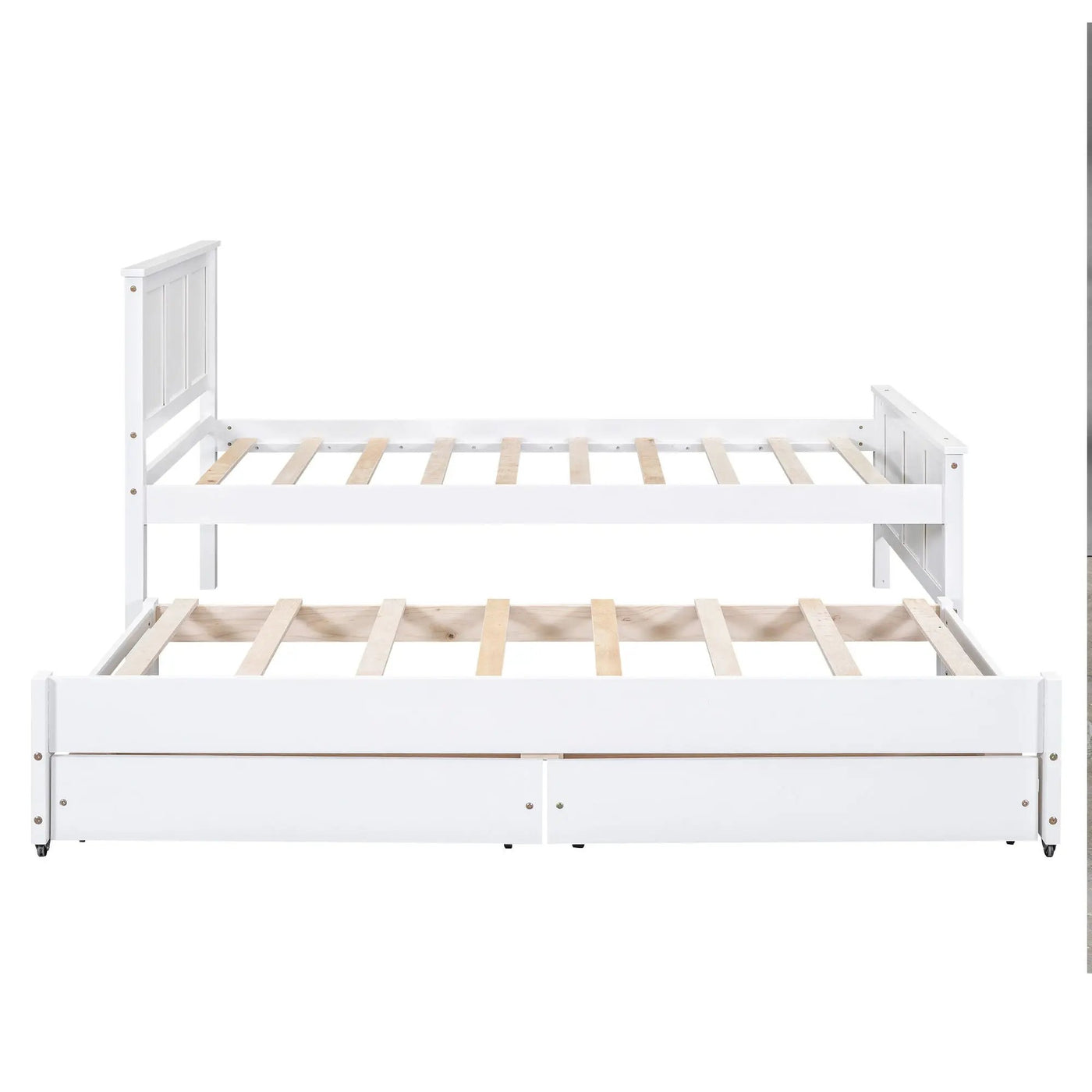 Platform Bed With Trundle And Drawers by HouseOfZazla