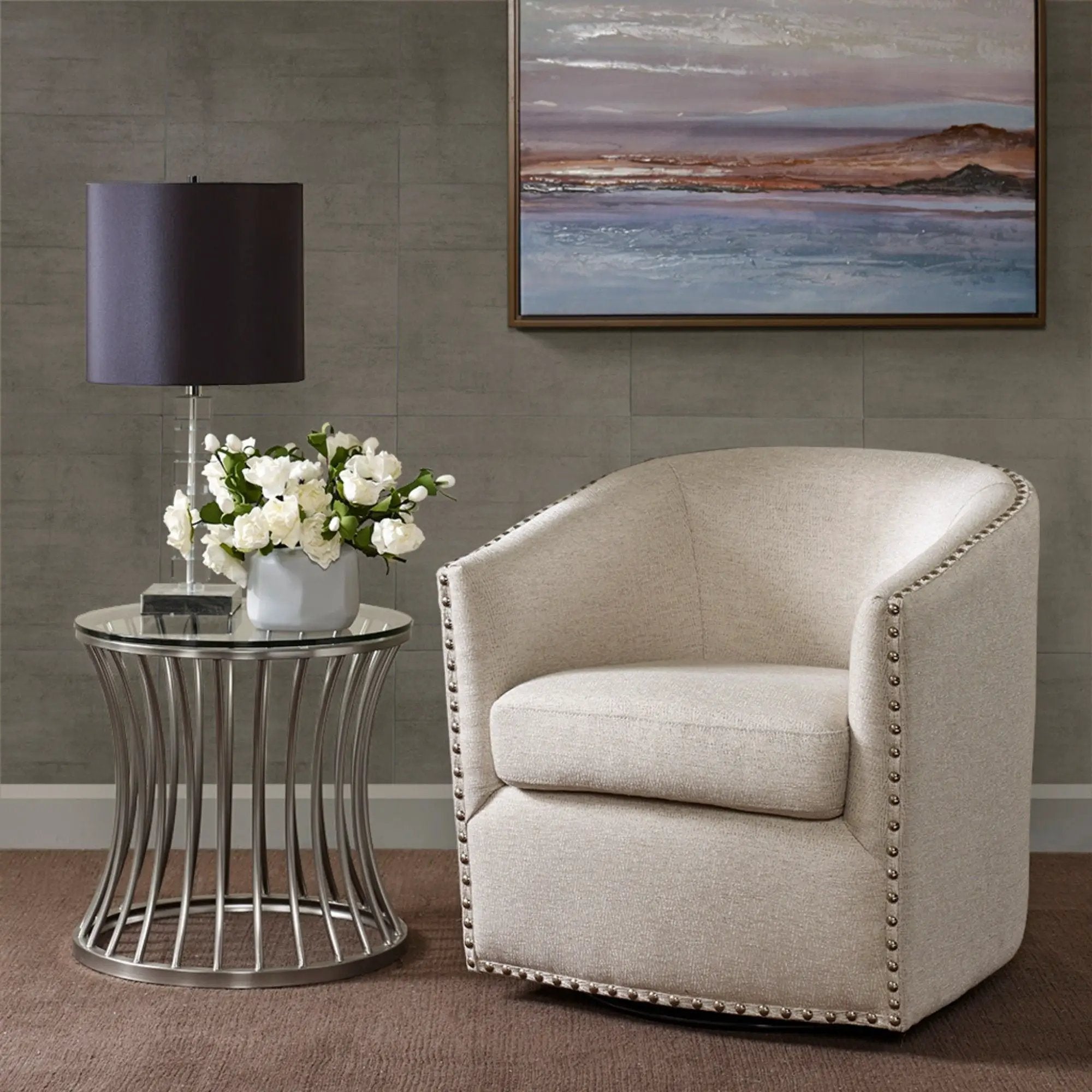Luxurious Chair With 360 Degree Rotation by Unique Piece Furniture