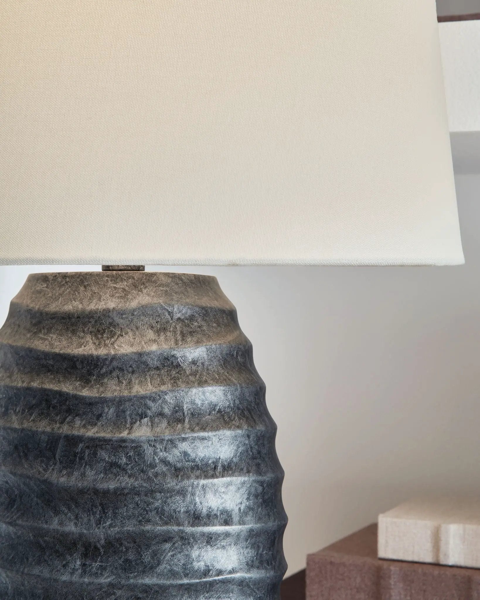 Caronick - Poly Table Lamp (Set of 2) - Antique Silver Finish by Unique Piece Furniture