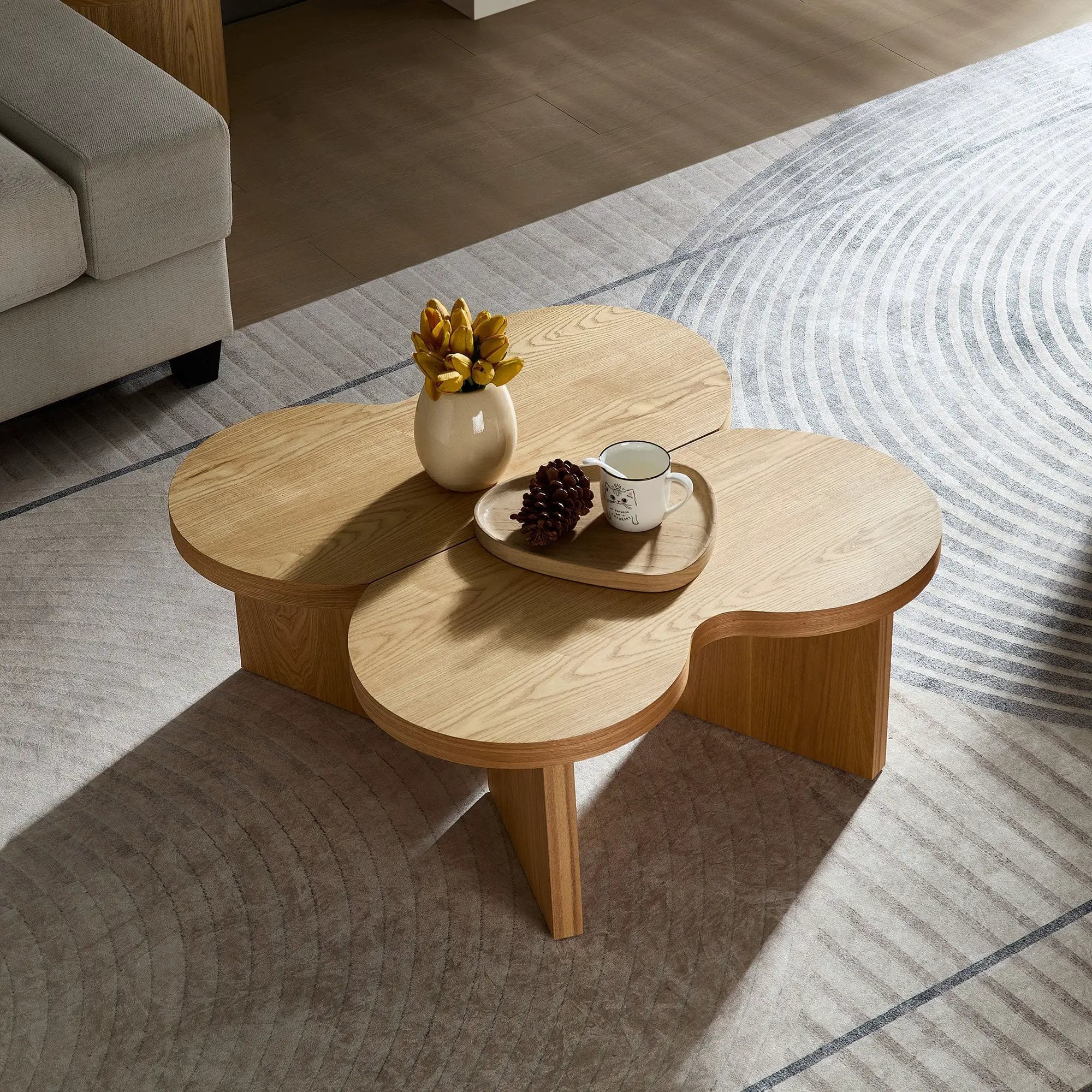 Modern Butterfly MDF Coffee Table by HouseOfZazla