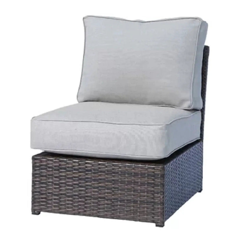 Comfortable Modern Patio Rattan Sectional Set With Cushions by Unique Piece Furniture
