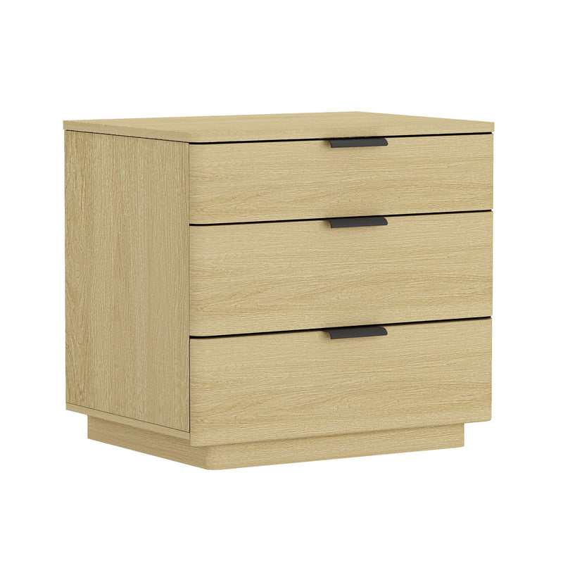 Payton - Nightstand & 3 Drawers - Oak by HouseOfZazla