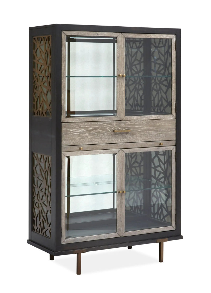Ryker - Display Cabinet - Homestead Brown by Unique Piece Furniture