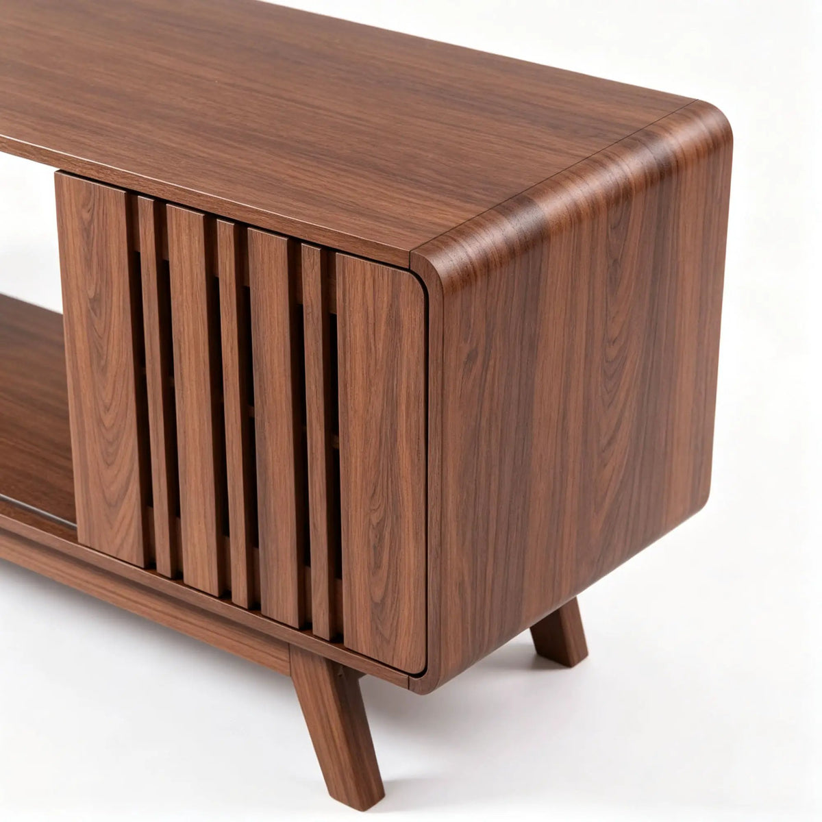 78 Inch Mid-Century Modern Electric Fireplace TV Stand, photo 8 of 10