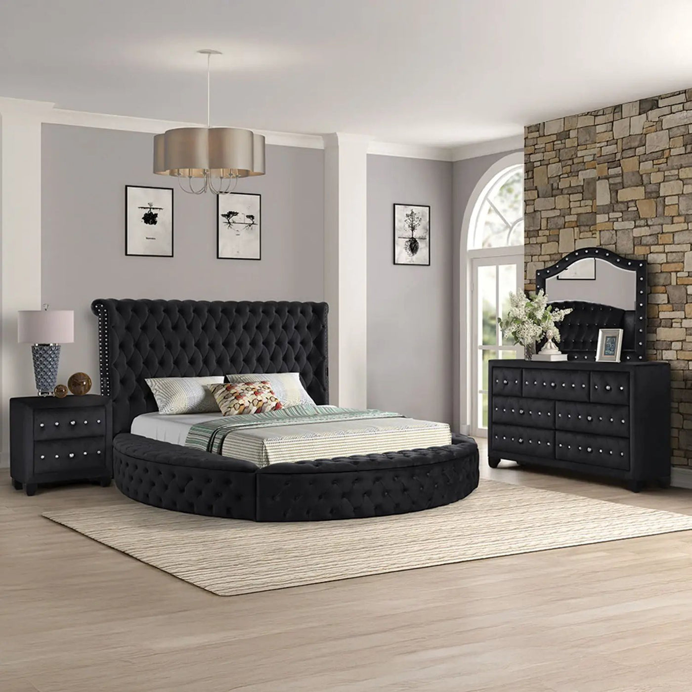 Hazel - Bedroom Set With Storage Bed by HouseOfZazla