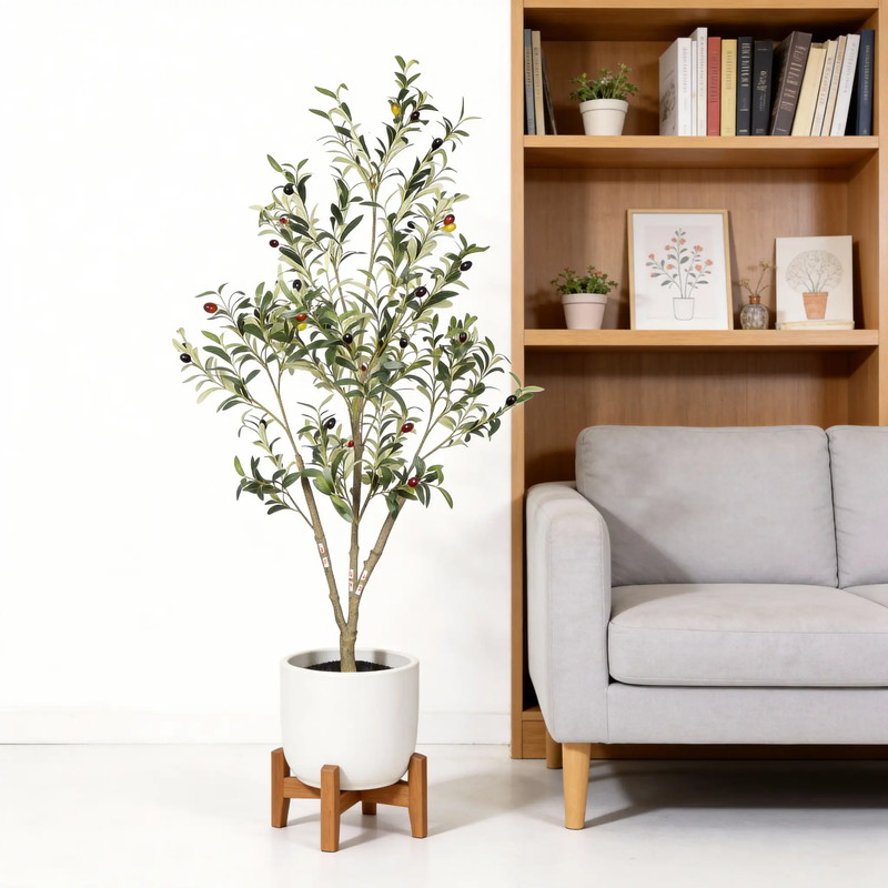 5' Artificial Olive Tree by HouseOfZazla