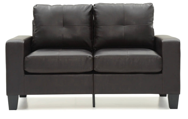 Newbury - Track Arm Loveseat For Cozy Spaces by Unique Piece Furniture