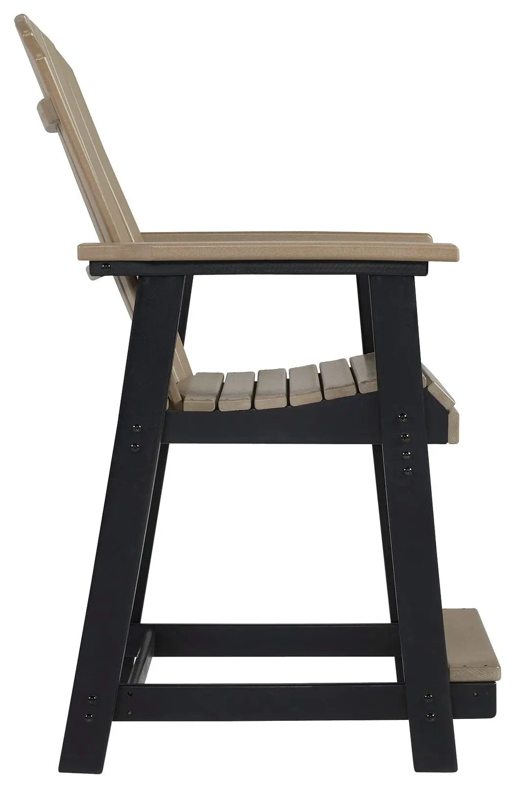 Fairen Trail - Barstool (Set of 2) - Black / Driftwood by Unique Piece Furniture