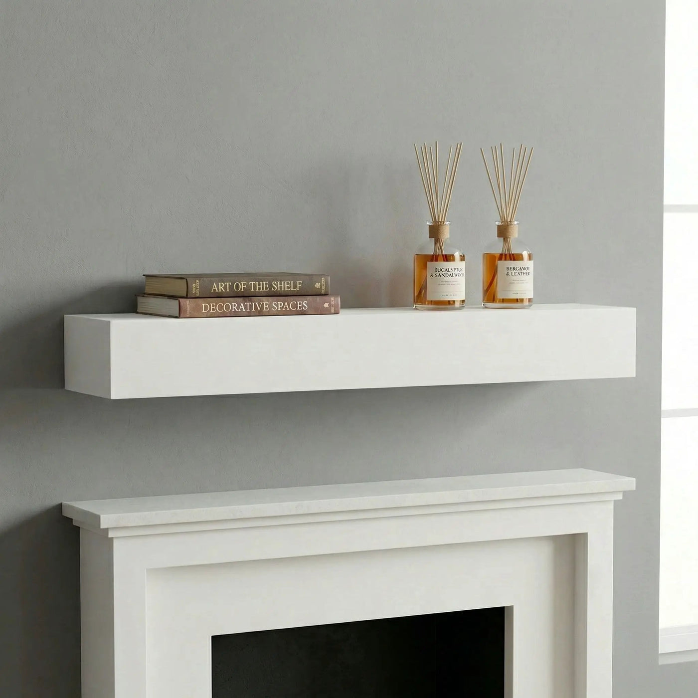 Fireplace Mantel Floating Shelf For Home Decor by Unique Piece Furniture