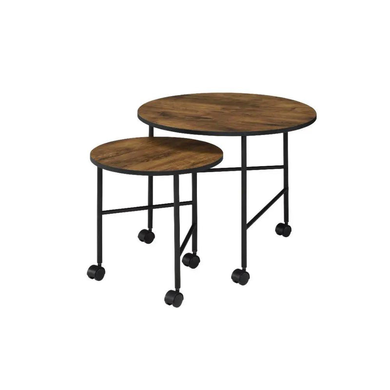 Oblis - Nesting Table Set - Vintage Oak by Unique Piece Furniture