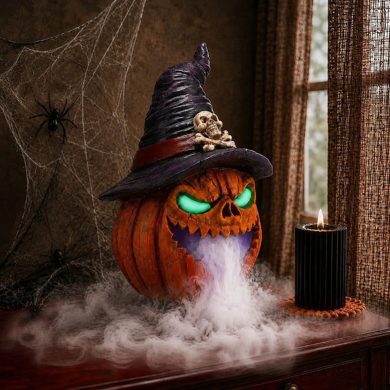 Halloween Jack-O'-Lantern Pumpkin Mist Sprayer Ornament by HouseOfZazla