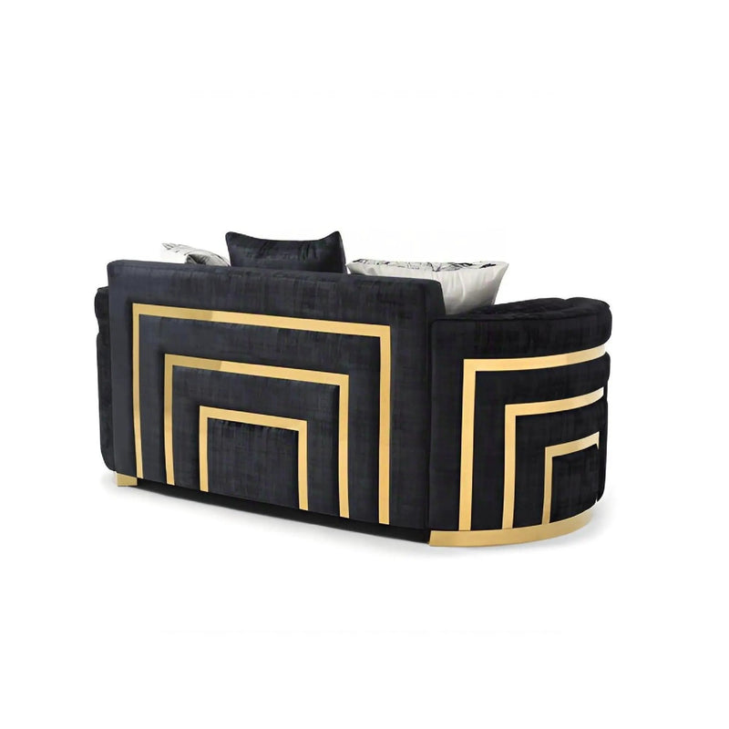 Soledad - Loveseat - Black by Unique Piece Furniture