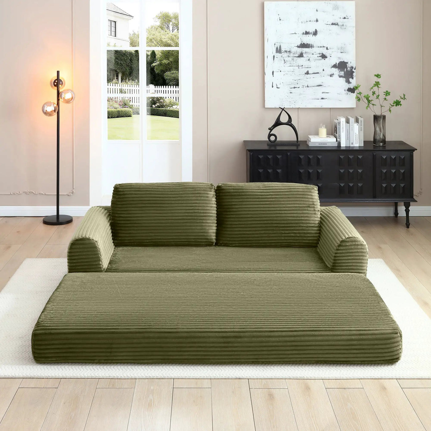 2-in-1 Folding Convertible Sofa Bed by HouseOfZazla