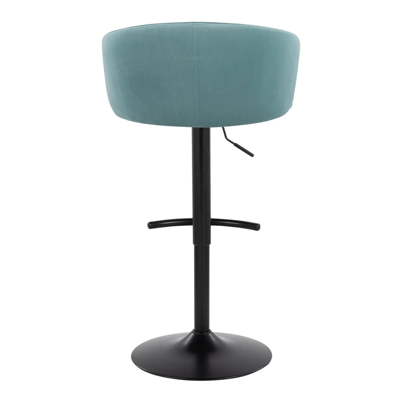 Claire - Contemporary Adjustable Barstool With Swivel With Rounded T Footrest (Set of 2) by Unique Piece Furniture