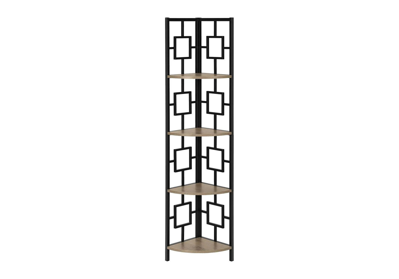 4 Tier Corner Bookshelf - Contemporary & Modern by HouseOfZazla