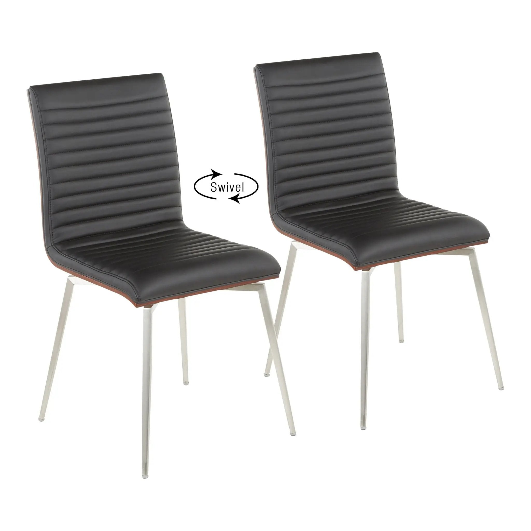 Mason - Contemporary Dining Chair (Set of 2) With Swivel by Unique Piece Furniture